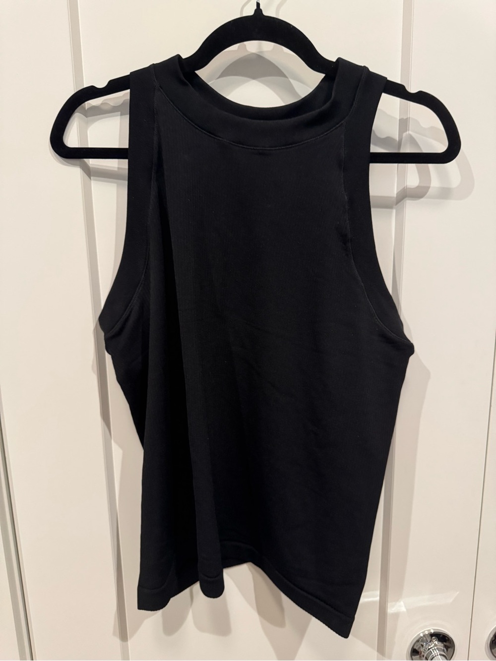 Athleta Black High-Neck Tank Top